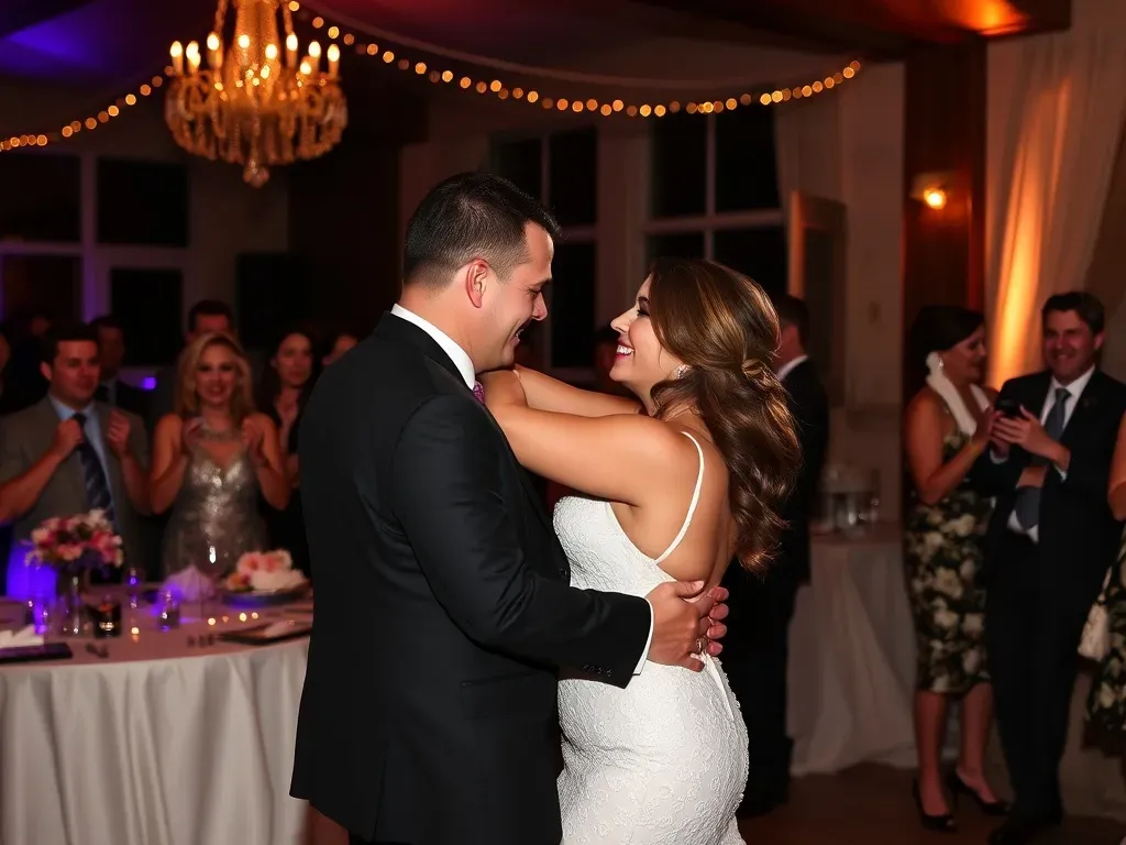 guest couple dancing at wedding party