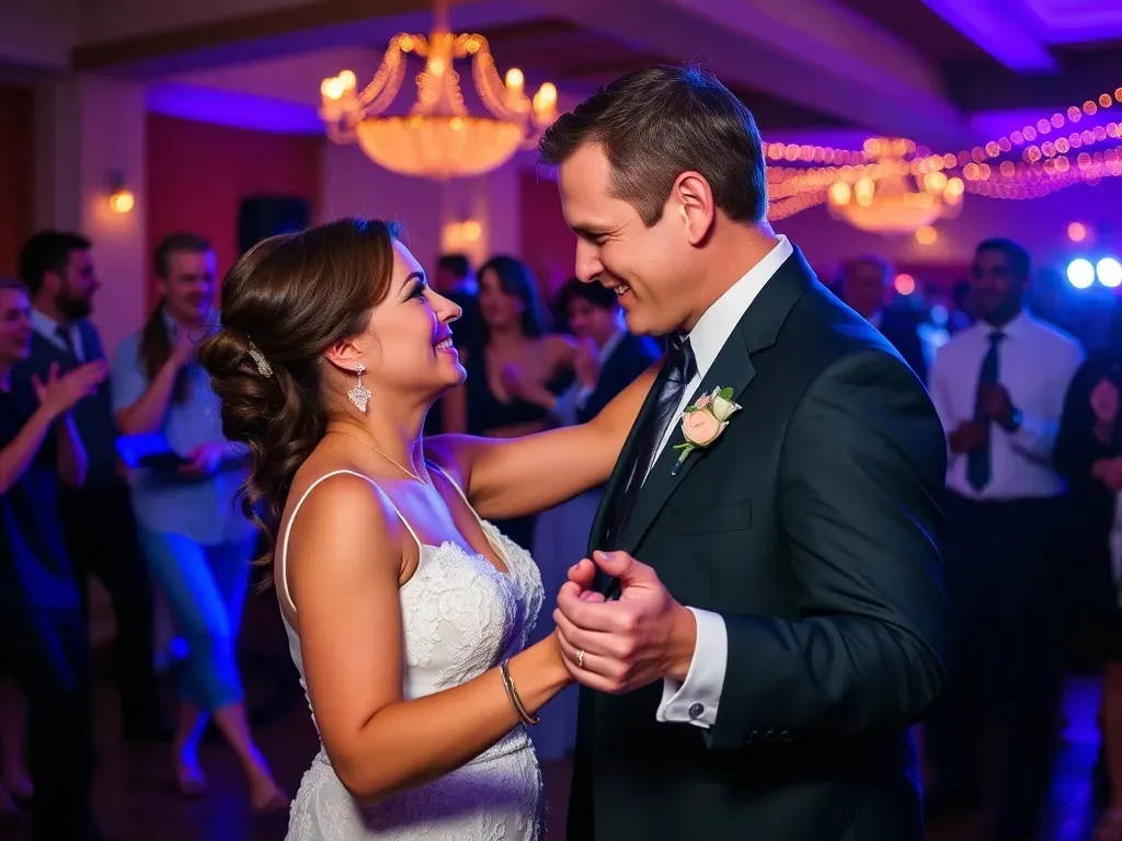 guest couple dancing at wedding party